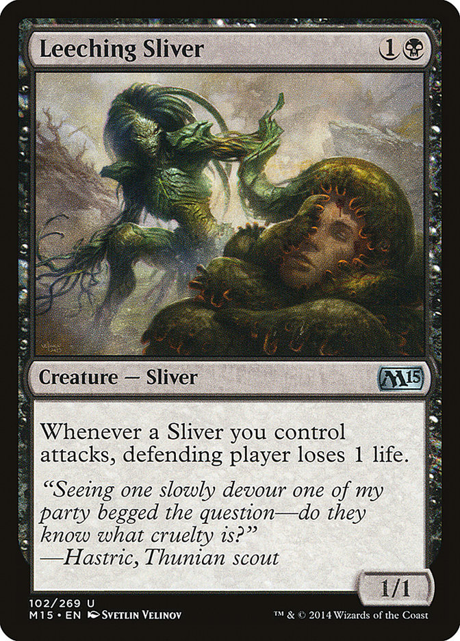 Leeching Sliver [Magic 2015] | GrognardGamesBatavia