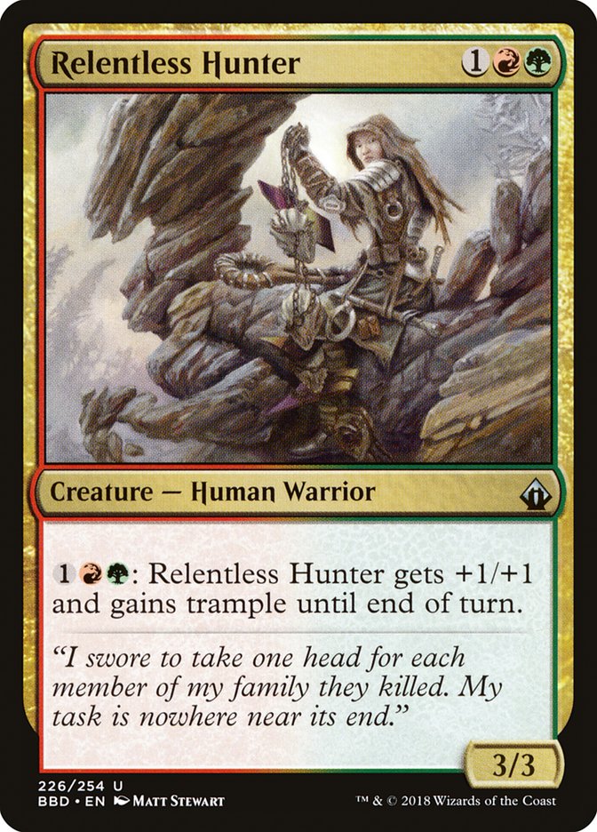 Relentless Hunter [Battlebond] | GrognardGamesBatavia