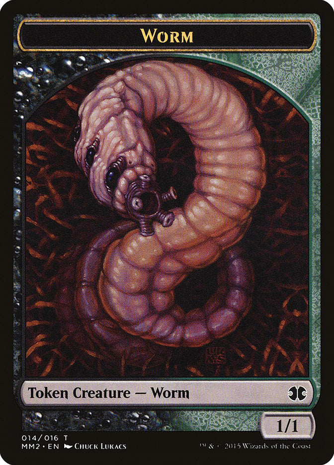 Worm Token [Modern Masters 2015 Tokens] | GrognardGamesBatavia