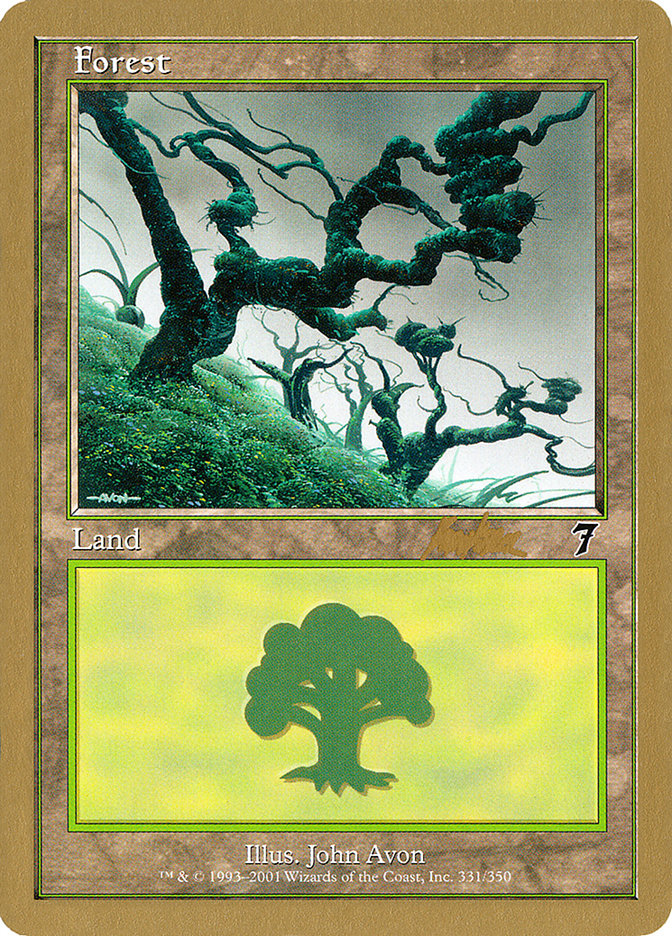 Forest (bk331) (Brian Kibler) [World Championship Decks 2002] | GrognardGamesBatavia