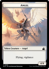 Bird // Angel (0003) Double-Sided Token [Ravnica Remastered Tokens] | GrognardGamesBatavia