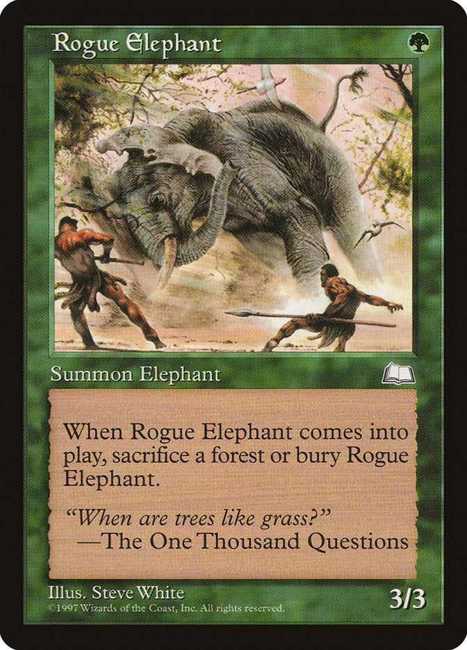 Rogue Elephant [Weatherlight] | GrognardGamesBatavia