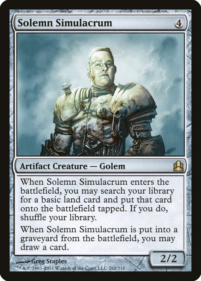 Solemn Simulacrum [Commander 2011] | GrognardGamesBatavia