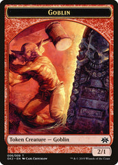 Dragon // Goblin Double-Sided Token [Ravnica Allegiance Guild Kit Tokens] | GrognardGamesBatavia