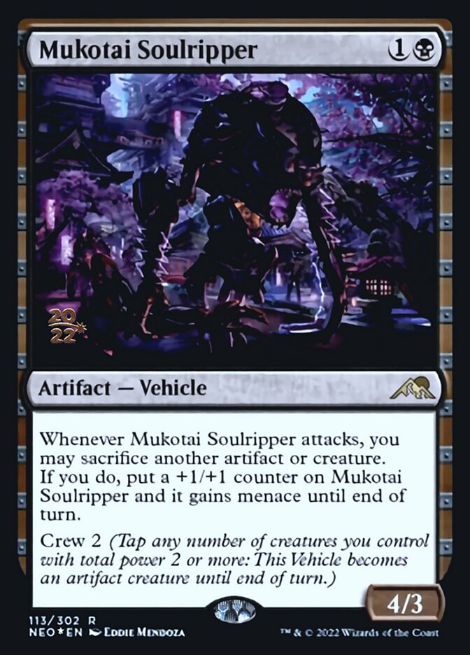 Mukotai Soulripper [Kamigawa: Neon Dynasty Prerelease Promos] | GrognardGamesBatavia