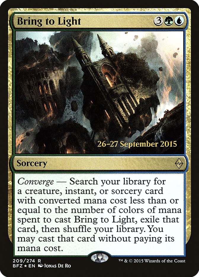 Bring to Light [Battle for Zendikar Prerelease Promos] | GrognardGamesBatavia