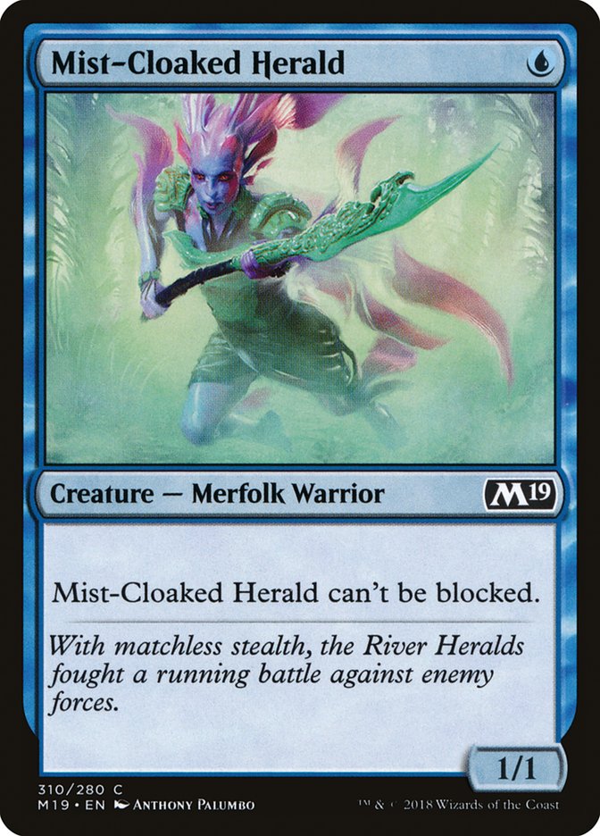 Mist-Cloaked Herald [Core Set 2019] | GrognardGamesBatavia