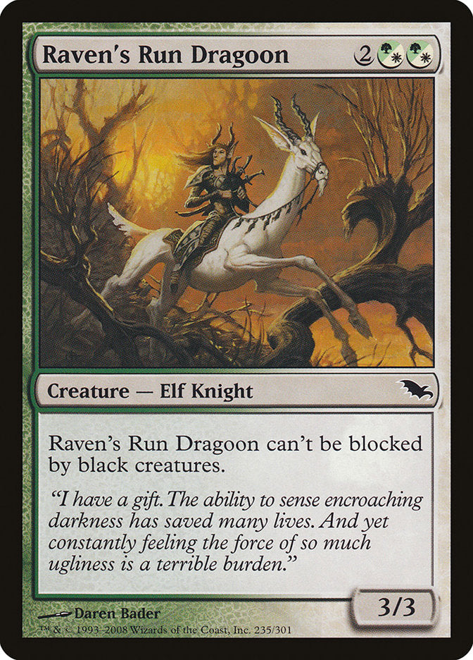 Raven's Run Dragoon [Shadowmoor] | GrognardGamesBatavia