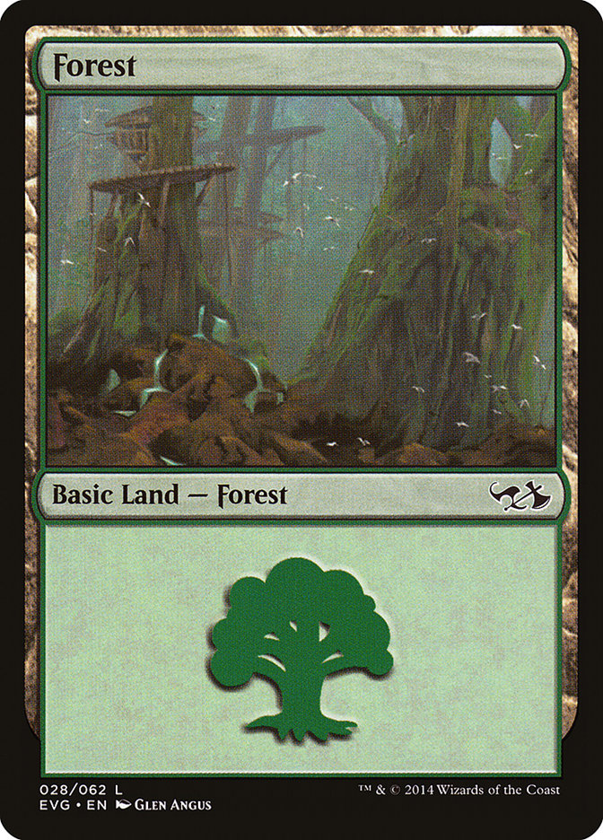 Forest (28) (Elves vs. Goblins) [Duel Decks Anthology] | GrognardGamesBatavia