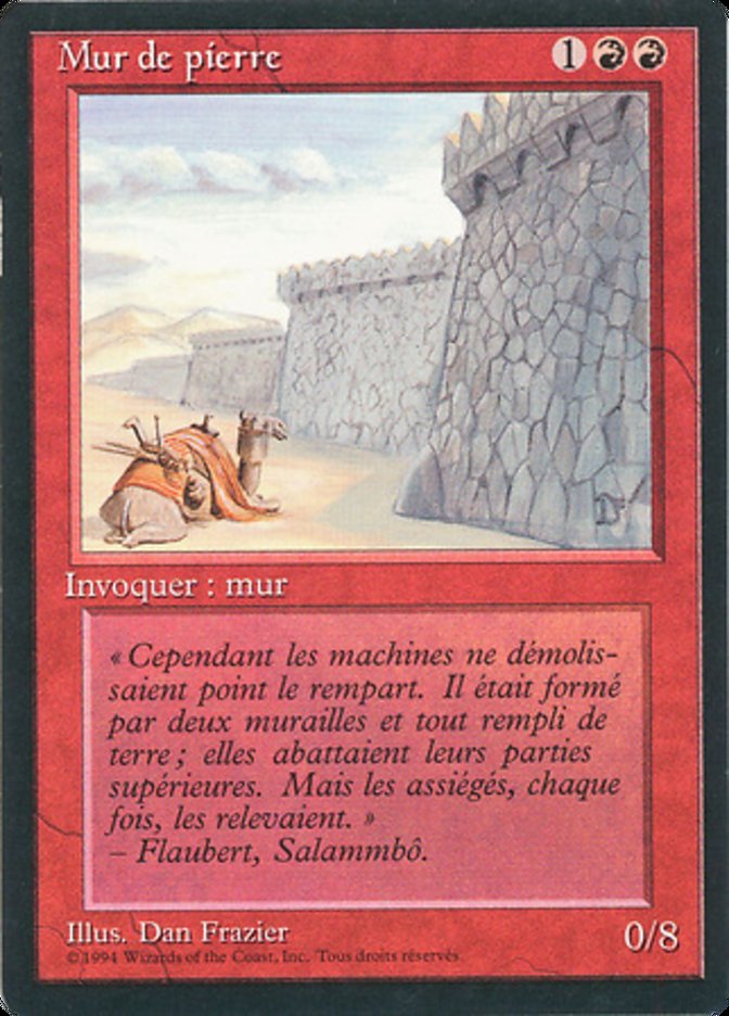 Wall of Stone [Foreign Black Border] | GrognardGamesBatavia