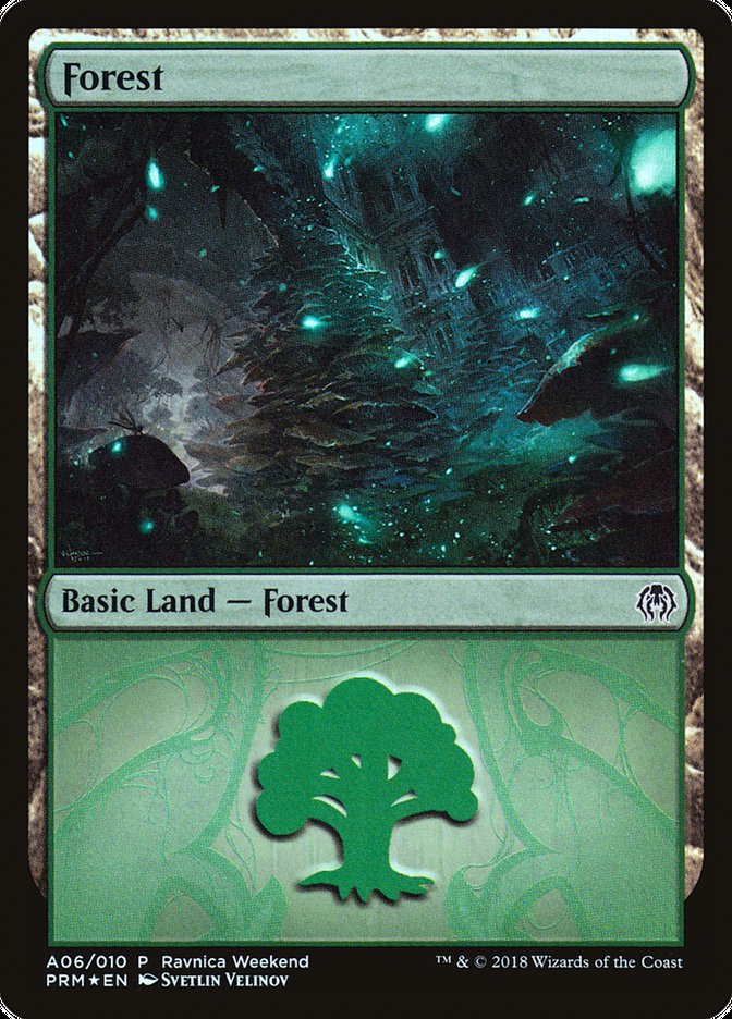 Forest (A06) [Ravnica Allegiance Ravnica Weekend] | GrognardGamesBatavia