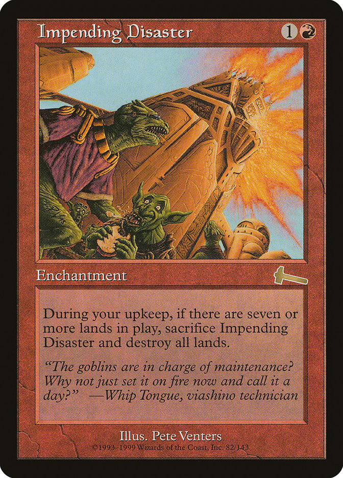 Impending Disaster [Urza's Legacy] | GrognardGamesBatavia