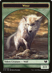 Wolf // Zombie Double-Sided Token [Commander 2015 Tokens] | GrognardGamesBatavia