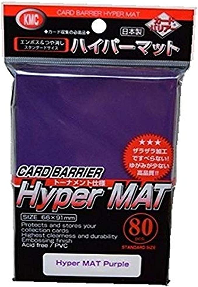 Hyper Mat Sleeves 100ct - Purple | GrognardGamesBatavia
