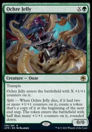 Ochre Jelly (Promo Pack) [Dungeons & Dragons: Adventures in the Forgotten Realms Promos] | GrognardGamesBatavia