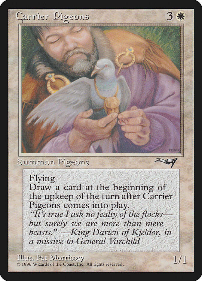 Carrier Pigeons (Holding Pigeon) [Alliances] | GrognardGamesBatavia