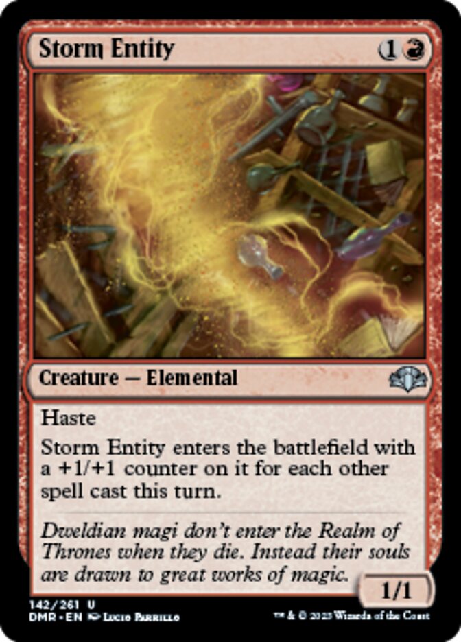 Storm Entity [Dominaria Remastered] | GrognardGamesBatavia