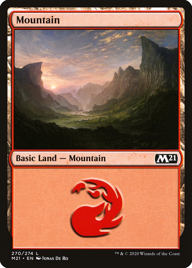 Mountain (270) [Core Set 2021] | GrognardGamesBatavia