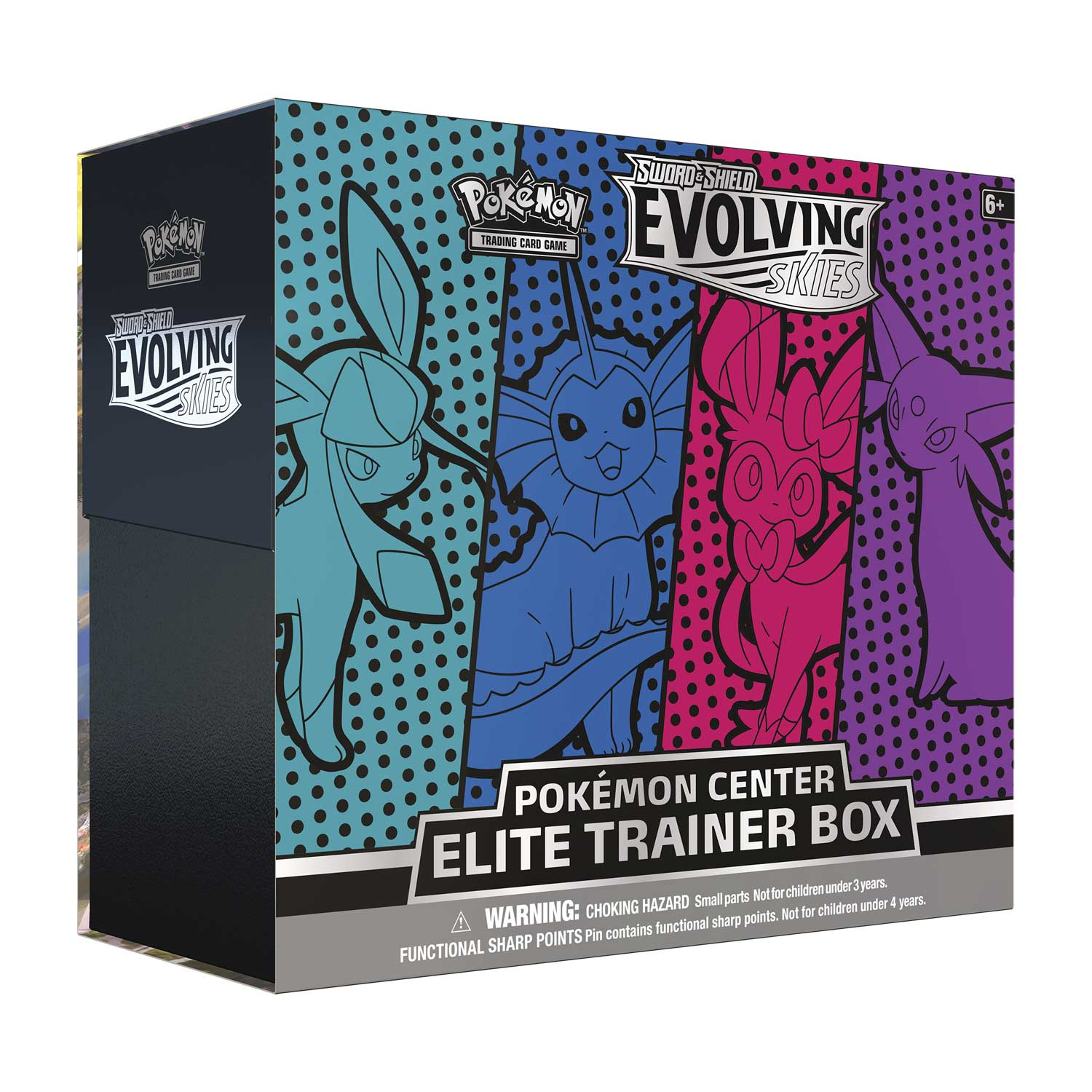 Sword & Shield: Evolving Skies - Elite Trainer Box (Glaceon/Vaporeon/Sylveon/Espeon) (Pokemon Center Exclusive) | GrognardGamesBatavia