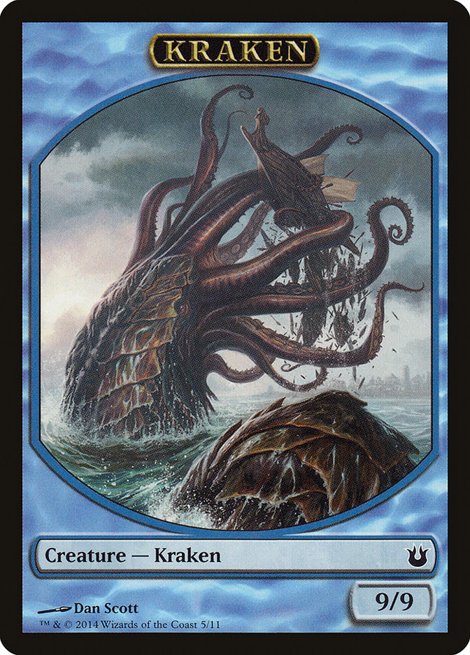 Kraken Token [Born of the Gods Tokens] | GrognardGamesBatavia