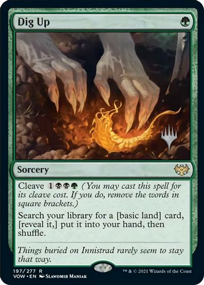 Dig Up (Promo Pack) [Innistrad: Crimson Vow Promos] | GrognardGamesBatavia