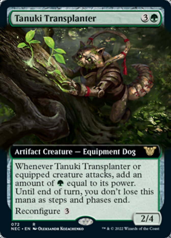 Tanuki Transplanter (Extended Art) [Kamigawa: Neon Dynasty Commander] | GrognardGamesBatavia