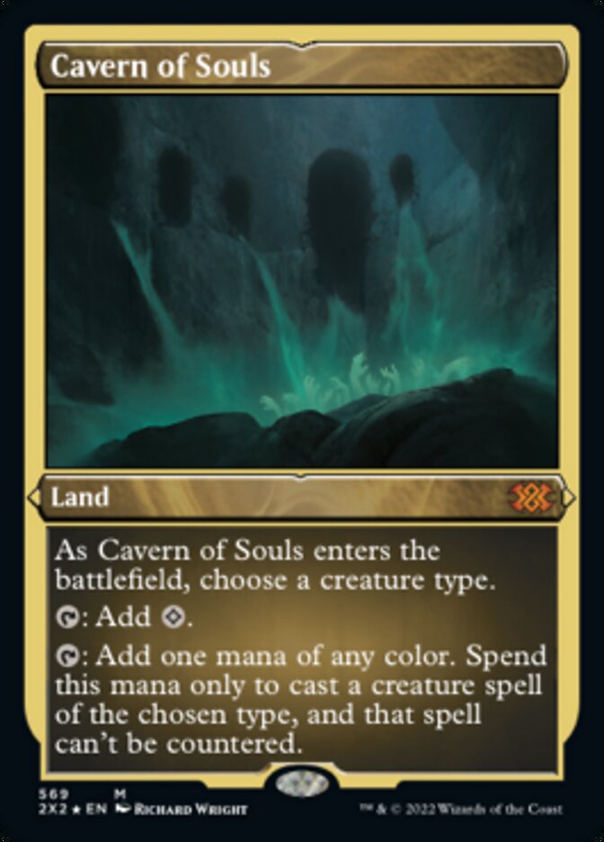 Cavern of Souls (Foil Etched) [Double Masters 2022] | GrognardGamesBatavia