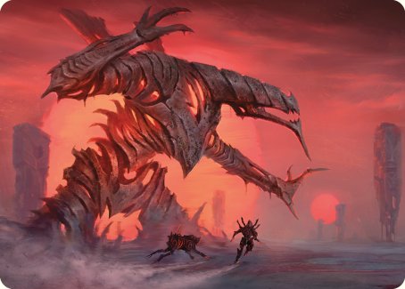 Red Sun's Zenith Art Card [Phyrexia: All Will Be One Art Series] | GrognardGamesBatavia