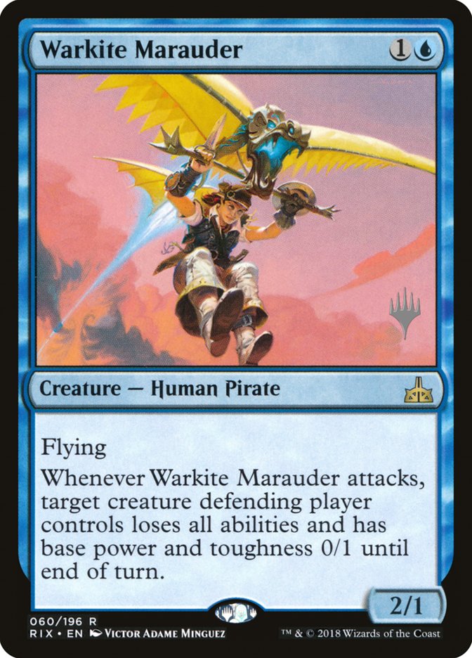 Warkite Marauder (Promo Pack) [Rivals of Ixalan Promos] | GrognardGamesBatavia