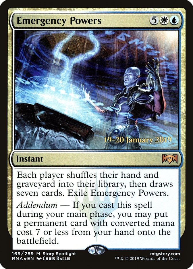 Emergency Powers [Ravnica Allegiance Prerelease Promos] | GrognardGamesBatavia