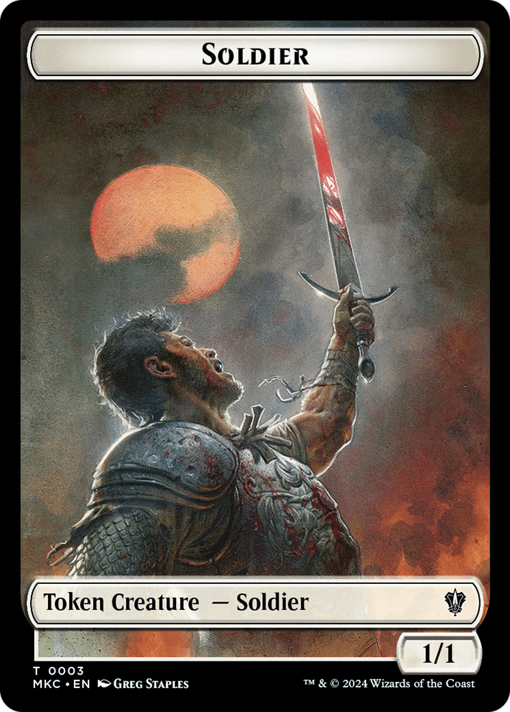 Soldier // Ogre Double-Sided Token [Murders at Karlov Manor Commander Tokens] | GrognardGamesBatavia