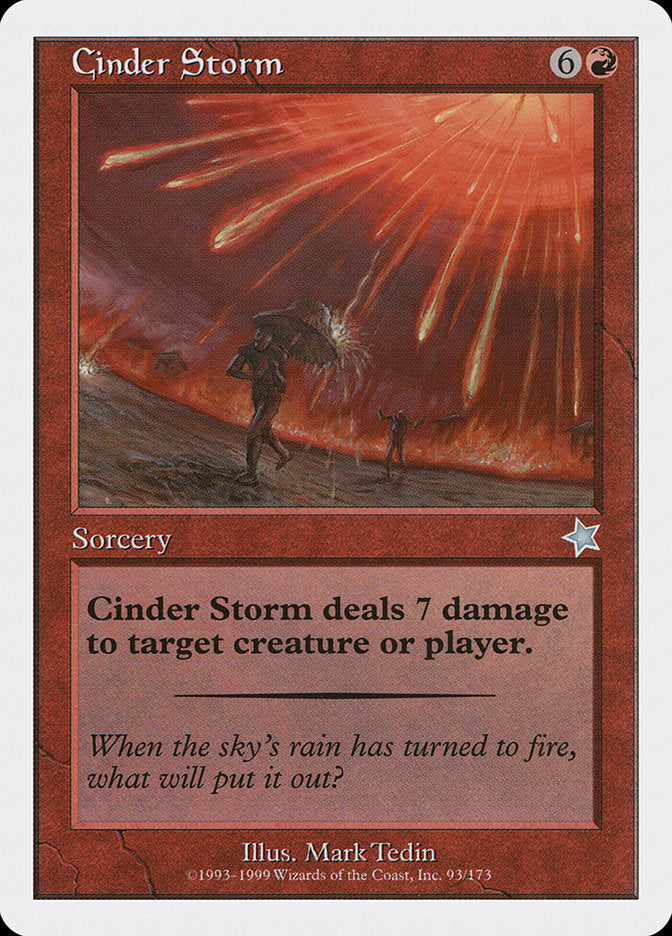 Cinder Storm [Starter 1999] | GrognardGamesBatavia