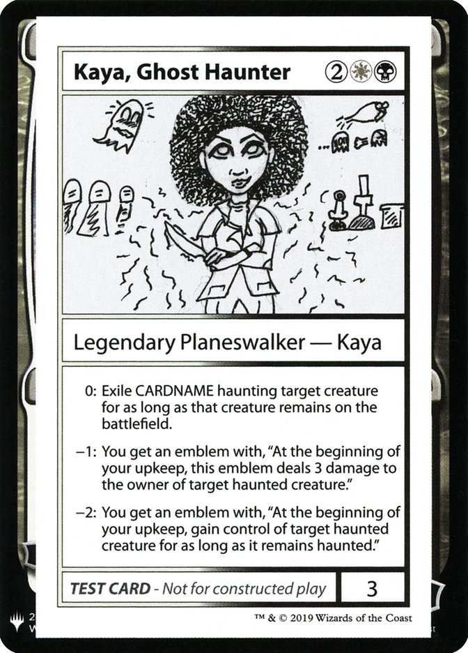 Kaya, Ghost Haunter [Mystery Booster Playtest Cards] | GrognardGamesBatavia