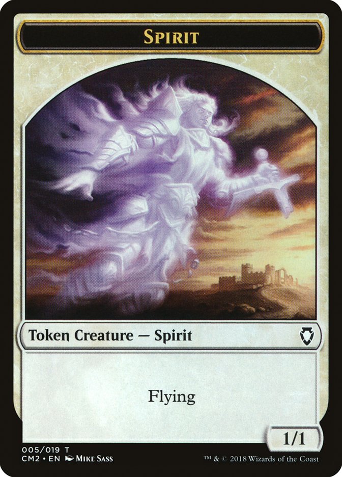 Spirit Token [Commander Anthology Volume II Tokens] | GrognardGamesBatavia