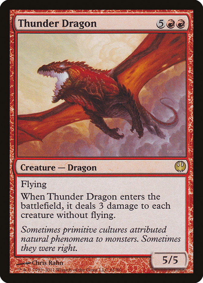 Thunder Dragon [Duel Decks: Knights vs. Dragons] | GrognardGamesBatavia