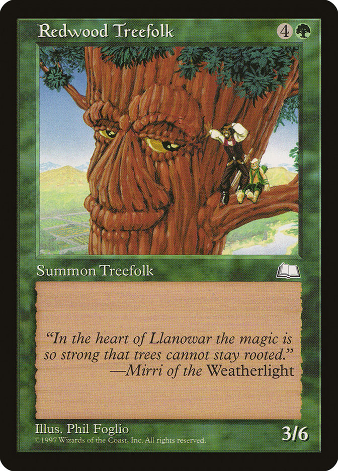 Redwood Treefolk [Weatherlight] | GrognardGamesBatavia