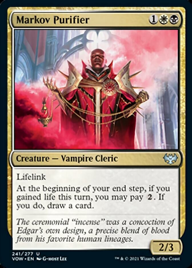 Markov Purifier [Innistrad: Crimson Vow] | GrognardGamesBatavia