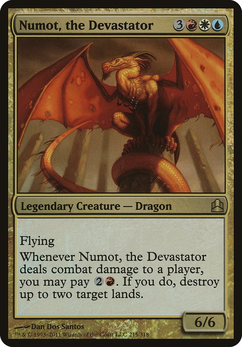 Numot, the Devastator (Oversized) [Commander 2011 Oversized] | GrognardGamesBatavia