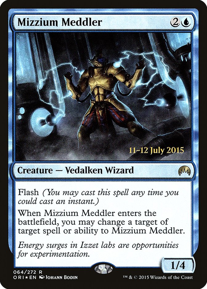 Mizzium Meddler [Magic Origins Prerelease Promos] | GrognardGamesBatavia