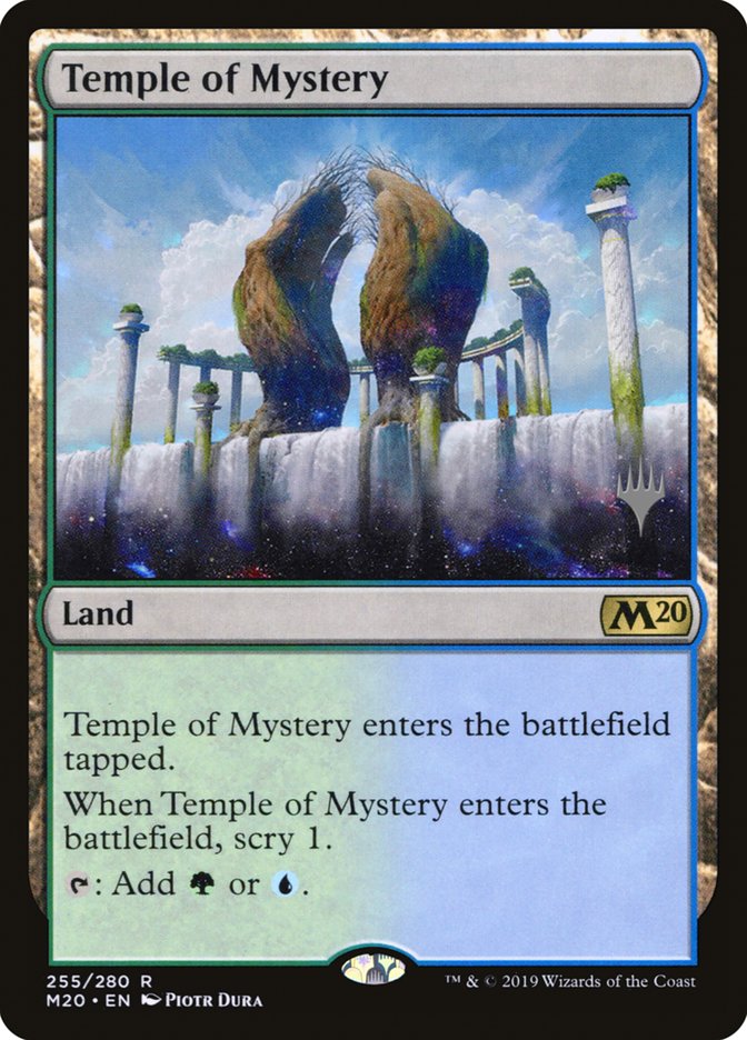 Temple of Mystery (Promo Pack) [Core Set 2020 Promos] | GrognardGamesBatavia