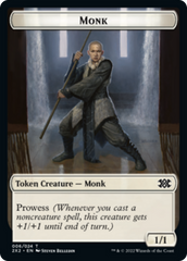 Spider // Monk Double-Sided Token [Double Masters 2022 Tokens] | GrognardGamesBatavia