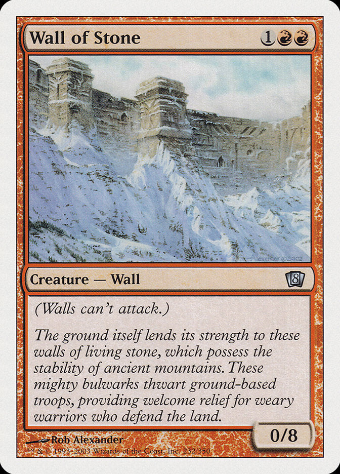 Wall of Stone [Eighth Edition] | GrognardGamesBatavia