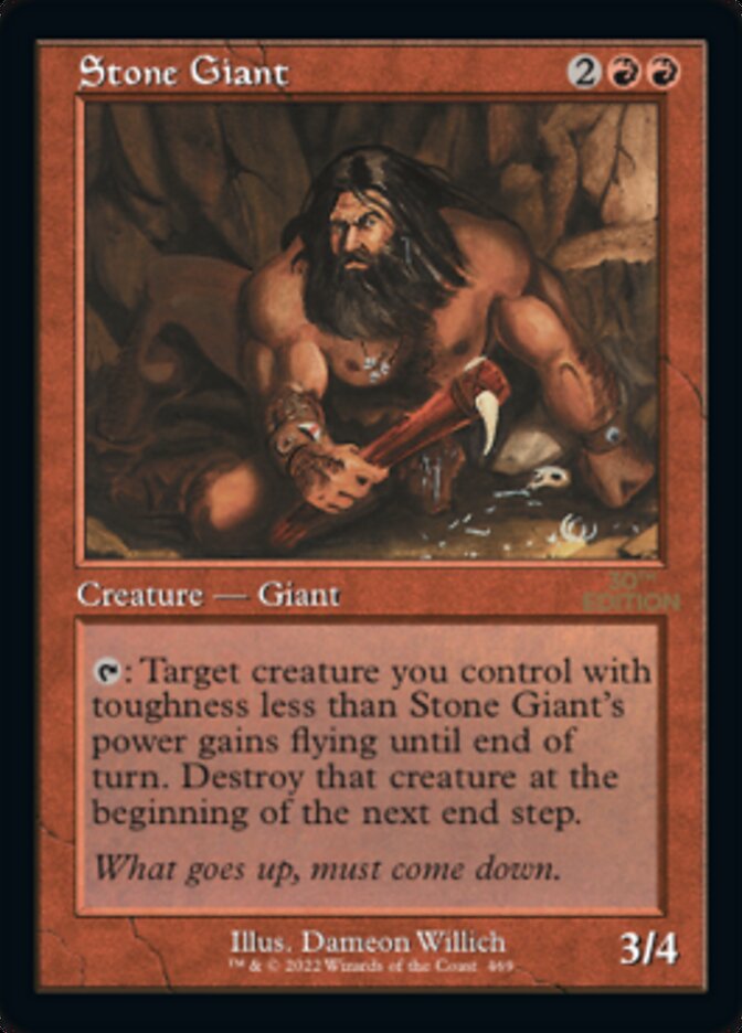 Stone Giant (Retro) [30th Anniversary Edition] | GrognardGamesBatavia