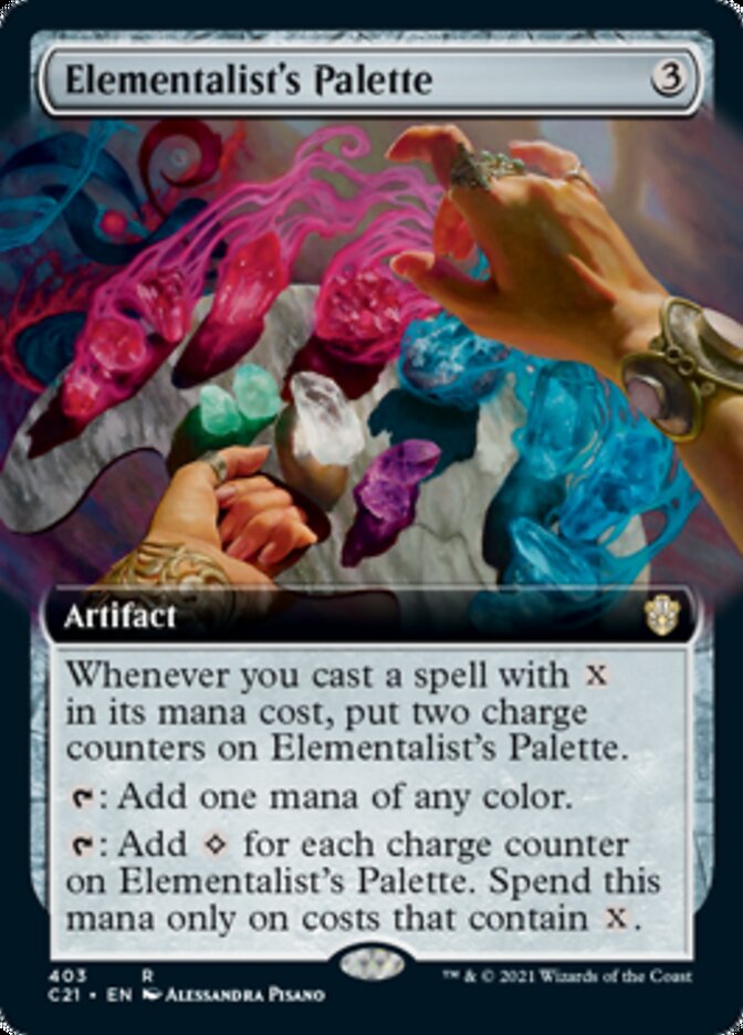 Elementalist's Palette (Extended Art) [Commander 2021] | GrognardGamesBatavia