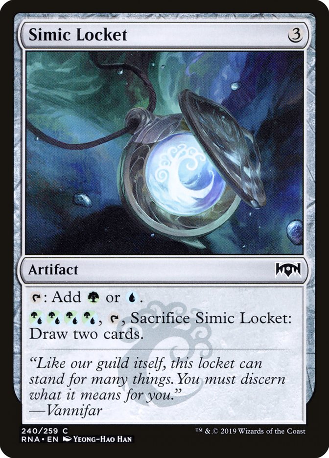 Simic Locket [Ravnica Allegiance] | GrognardGamesBatavia