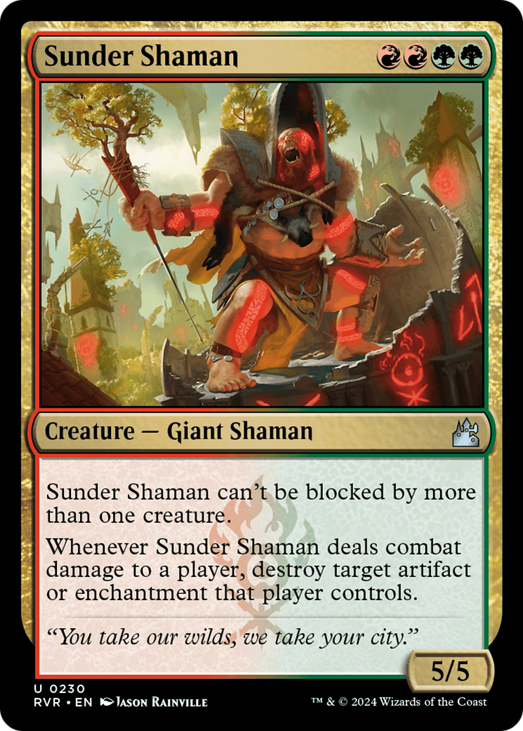 Sunder Shaman [Ravnica Remastered] | GrognardGamesBatavia