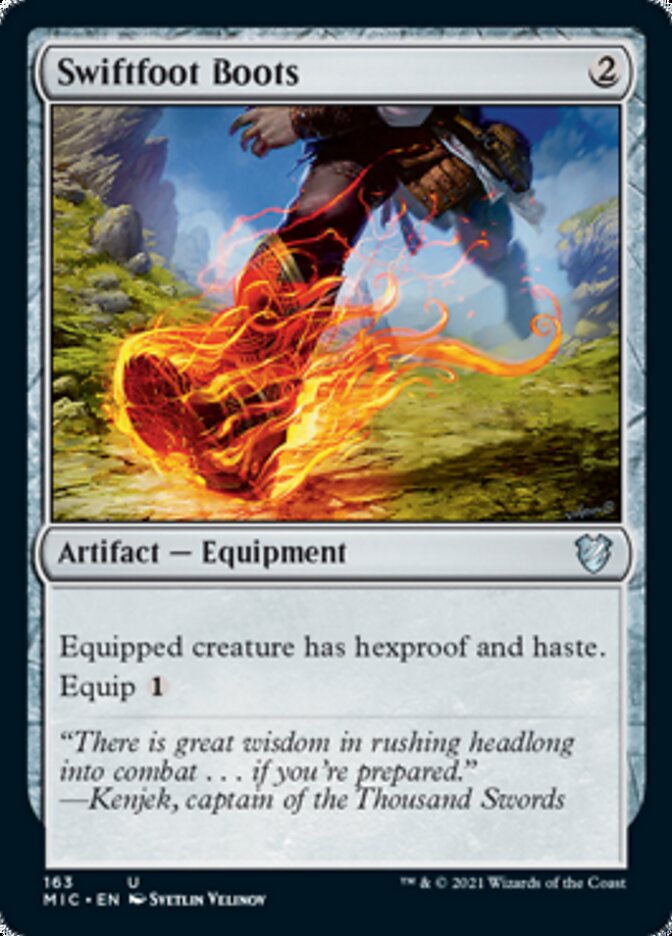 Swiftfoot Boots [Innistrad: Midnight Hunt Commander] | GrognardGamesBatavia