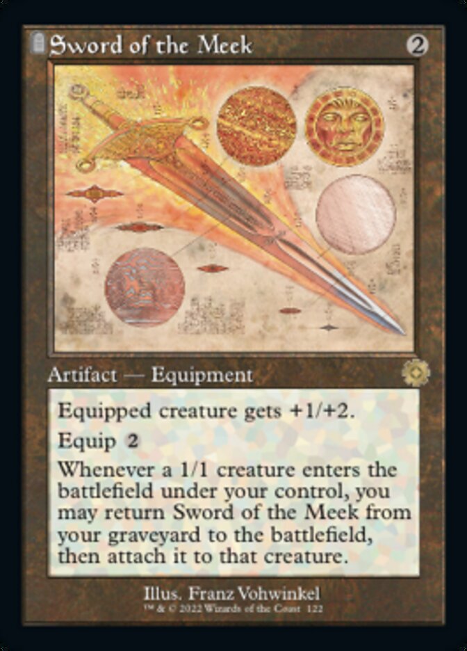 Sword of the Meek (Retro Schematic) [The Brothers' War Retro Artifacts] | GrognardGamesBatavia