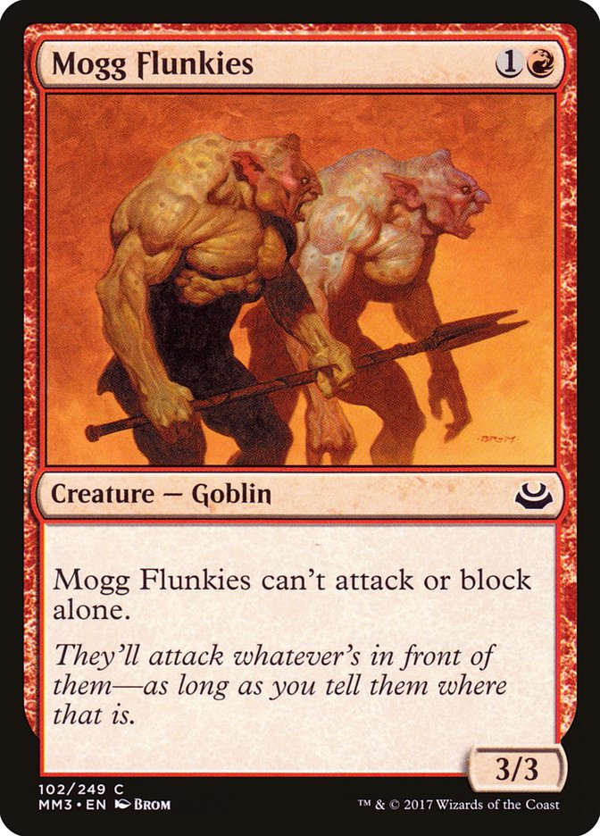 Mogg Flunkies [Modern Masters 2017] | GrognardGamesBatavia