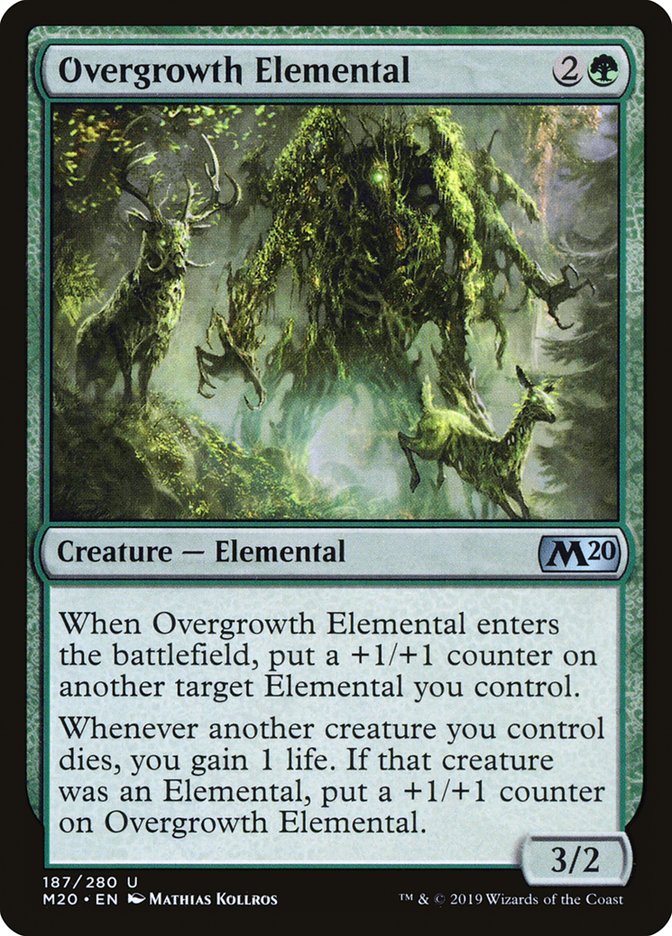 Overgrowth Elemental [Core Set 2020] | GrognardGamesBatavia